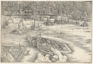 Veduta di Venezia [blocco centrale inferiore], 1500