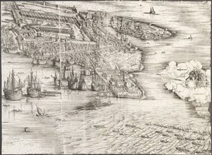 Veduta di Venezia [blocco in basso a destra], 1500