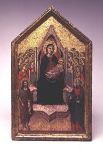 La Madonna col Bambino con San Giovanni Battista, San Paolo e angeli