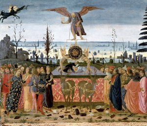 Il trionfo del tempo, 1480-1490 da Jacopo del Sellaio