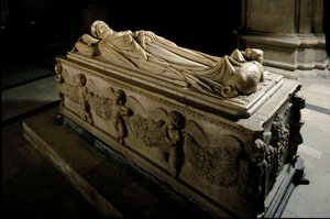Monumento a Ilaria del Carretto della famiglia dei marchesi di Savona (dettaglio) da Jacopo della Quercia