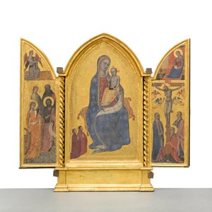 Madonna col Bambino; Annunciazione; Crocifissione e Santi da Jacopo di Cione