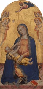 Madonna col Bambino con Dio Padre benedicente e angeli, c. 1370-1375