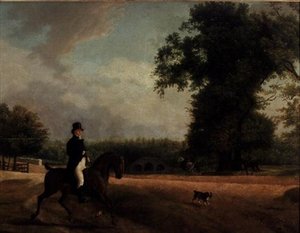 George Luving a cavallo da Jacques Laurent Agasse