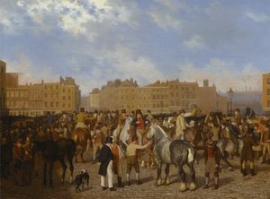 Vecchio mercato di Smithfield da Jacques-Laurent Agasse