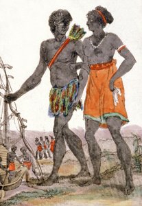 Uomo e donna del Senegal da Jacques (after) Grasset de Saint Sauveur