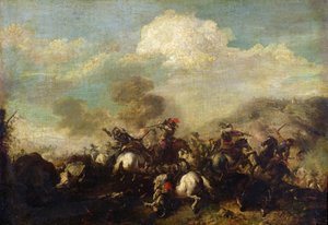 Combattimento della cavalleria da Jacques 1621 76 Courtois