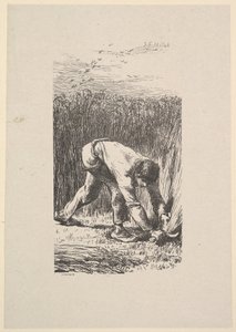 Il mietitore, 1853 da Jacques Adrien Lavieille