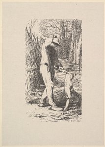 Taglialegna che fa un fascio, 1853