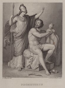 Prometeo (incisione) da Jacques Alfred van Muyden