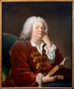 Ritratto di Jean Baptiste Rousseau (1670-1741) poeta lirico da Jacques Andre Joseph Camelot Aved