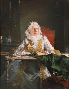 Ritratto di Madame Crozat da Jacques Andre Joseph Camelot Aved