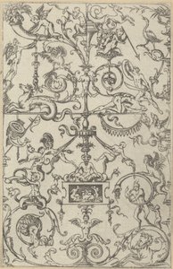 Pannello grottesco, 1550 da Jacques Androuet Du Cerceau