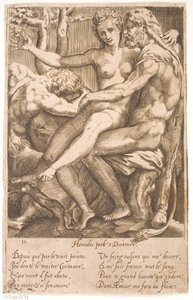 Ercole e Deianira da Jacques Androuet Ducerceau d.Æ.