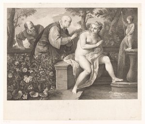 Susanna e i vecchioni da Jacques Beauvarlet
