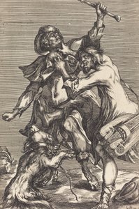 Mendicanti che combattono da Jacques Bellange