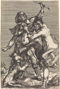 Mendicanti che combattono da Jacques Bellange