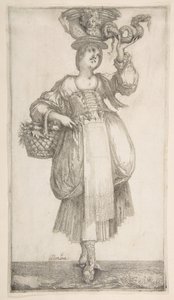 Hortulana, dalla serie Hortulanae, 1611 da Jacques Bellange
