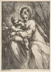 Madonna con una rosa, 1595-1616