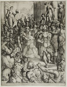 Il martirio di Santa Lucia da Jacques Bellange