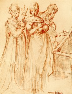 Le tre donne sante al sepolcro di Cristo da Jacques Bellange