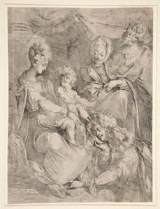 Vergine e Bambino con Santi da Jacques Bellange