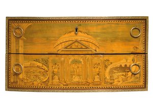 (dettaglio) di una comò Luigi XVI, c.1770-75 da Jacques Birckle