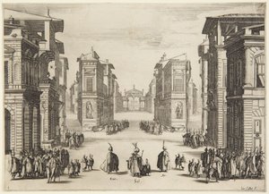 Atto 1, dalla serie Soliman da Jacques Callot