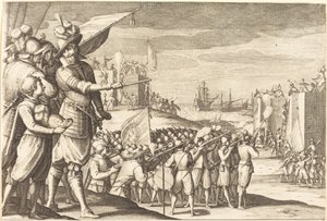 Assalto a due fortezze da Jacques Callot