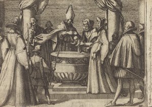 Battesimo del principe di Spagna [verso]