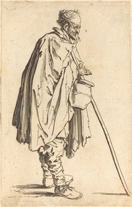 Mendicante con pentola, c. 1622 da Jacques Callot