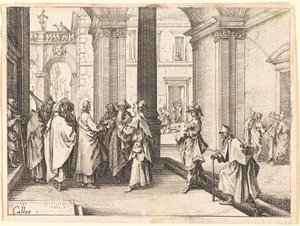 La moneta di Cesare da Jacques Callot