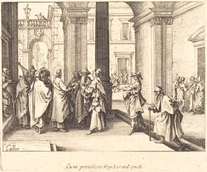 La moneta di Cesare da Jacques Callot