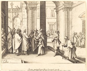 La moneta di Cesare da Jacques Callot