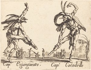 Cap. Esgangarato e Cap. Cocodrillo da Jacques Callot