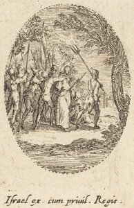 Cristo che porta la croce da Jacques Callot