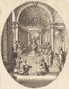 Cristo tra i Dottori da Jacques Callot