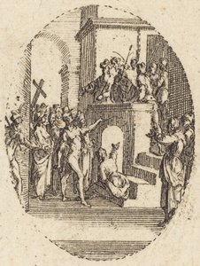 Cristo davanti a Pilato da Jacques Callot
