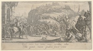 Cristo porta la croce da Jacques Callot
