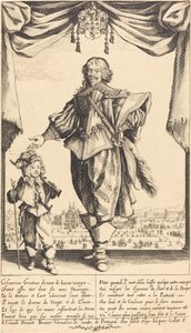 Claude Deruet e suo figlio, Jean da Jacques Callot