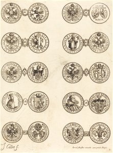 Monete [tavola 3] da Jacques Callot