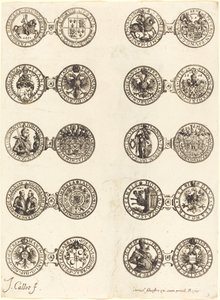 Monete [tavola 5] da Jacques Callot