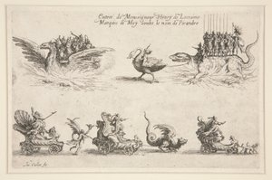 Combattimento alla Barriera, Entrata di Monseigneur Henry de Lorraine da Jacques Callot