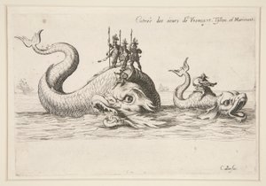 Combattimento alla Barriera, Entrata di MM. de Varncourt, Tyllon e Marimont da Jacques Callot