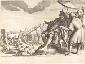 Costruzione e fortificazione del porto di Livorno da Jacques Callot