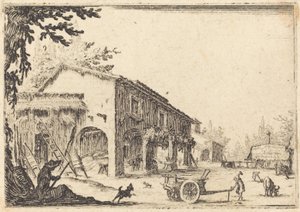 Cortile di una fattoria