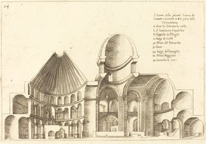 Sezione Trasversale della Chiesa del Santo Sepolcro