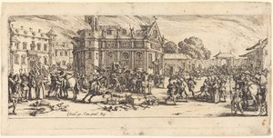 Distruzione di un convento da Jacques Callot