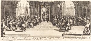 Distribuzione delle ricompense da Jacques Callot