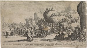 Passaggio attraverso il Mar Rosso da Jacques Callot